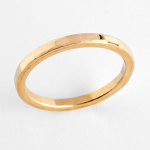 Forged 18K Gold Mens or Womens Ring band by George Schroeder