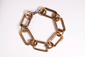 Large Bronze Bracelet by George Schroeder