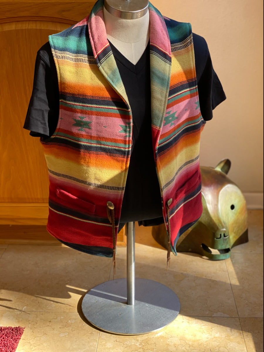 Rare Ralph Lauren Polo Southwestern Chimayo Vest pre RRL DOUBLE RL Mad