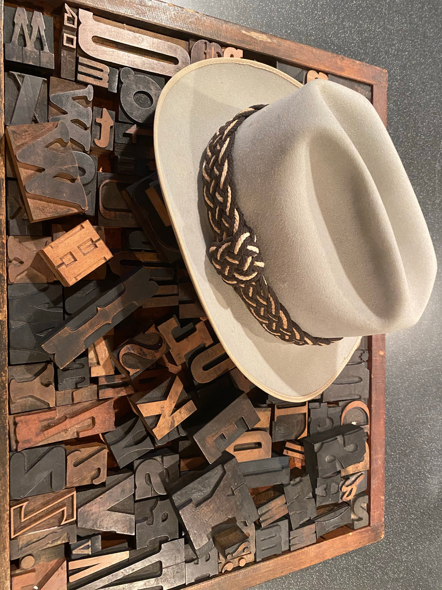 Vintage Texas Hatters LBJ Custom Hat - open road style 7 1/8