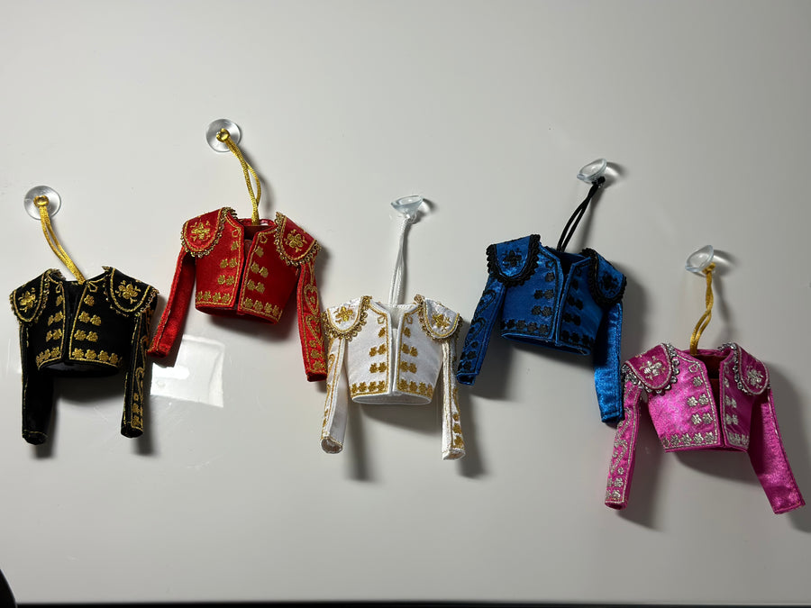 Mini Bullfighter jacket to decorate or hang on mirror.