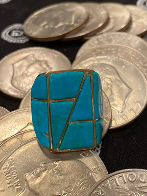 Navajo 14k Turquiose ring