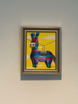 Framed "Pinata" Original Painting by Antonio Garcia