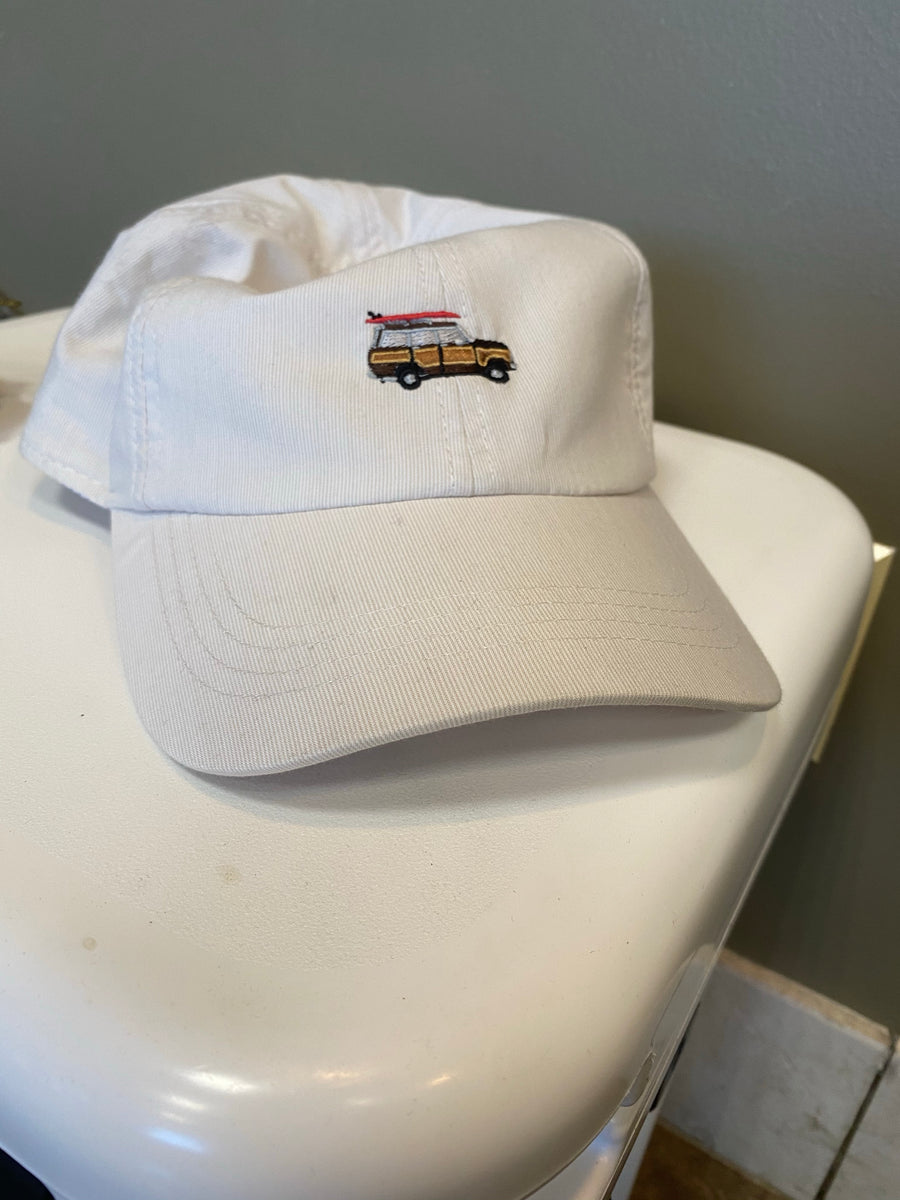 JEEP GRAND WAGONEER EMBROIDERED Baseball Cap- Cream Cap BROWN