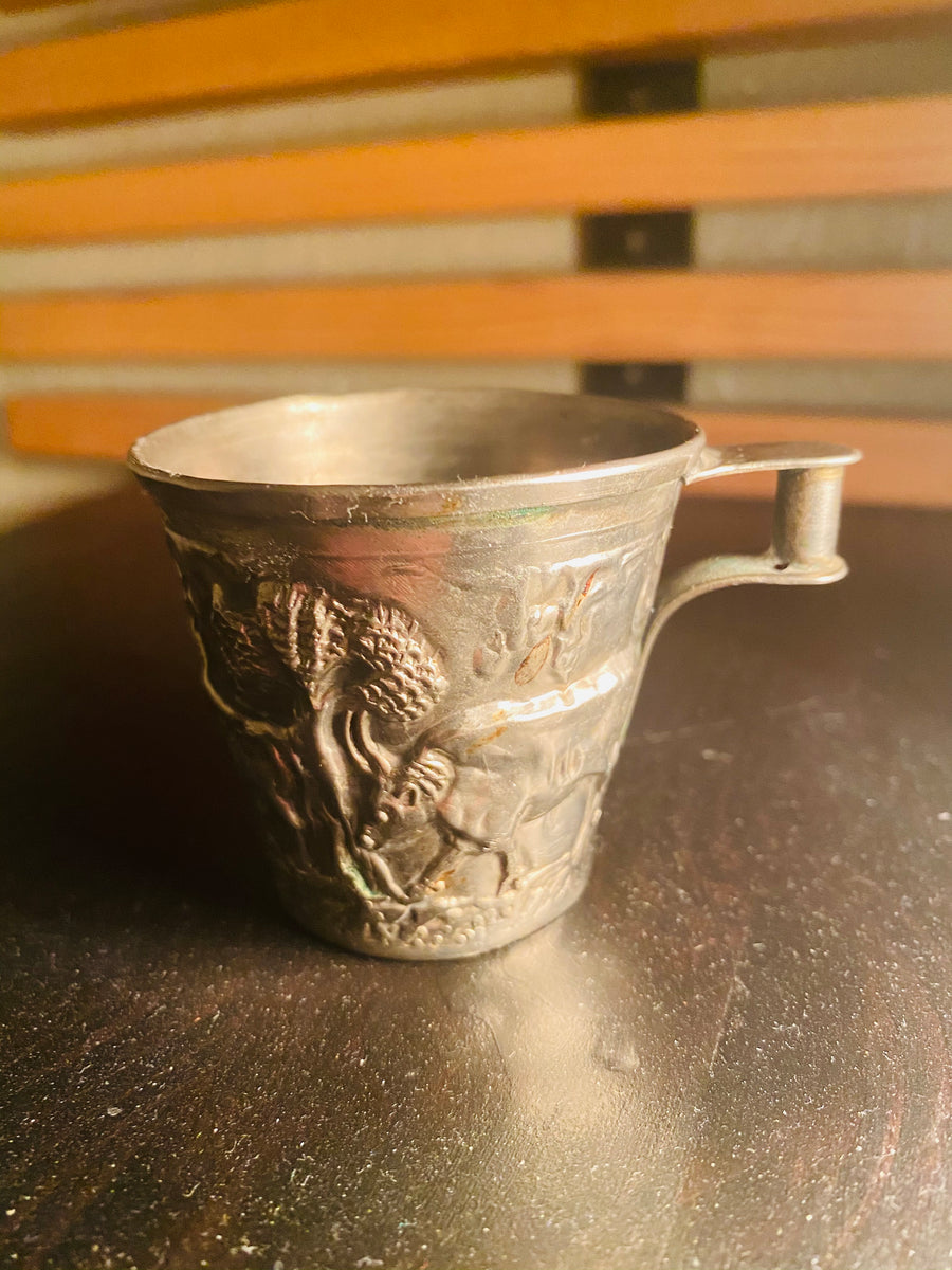 Liquor or tequila shot sterling mini cup