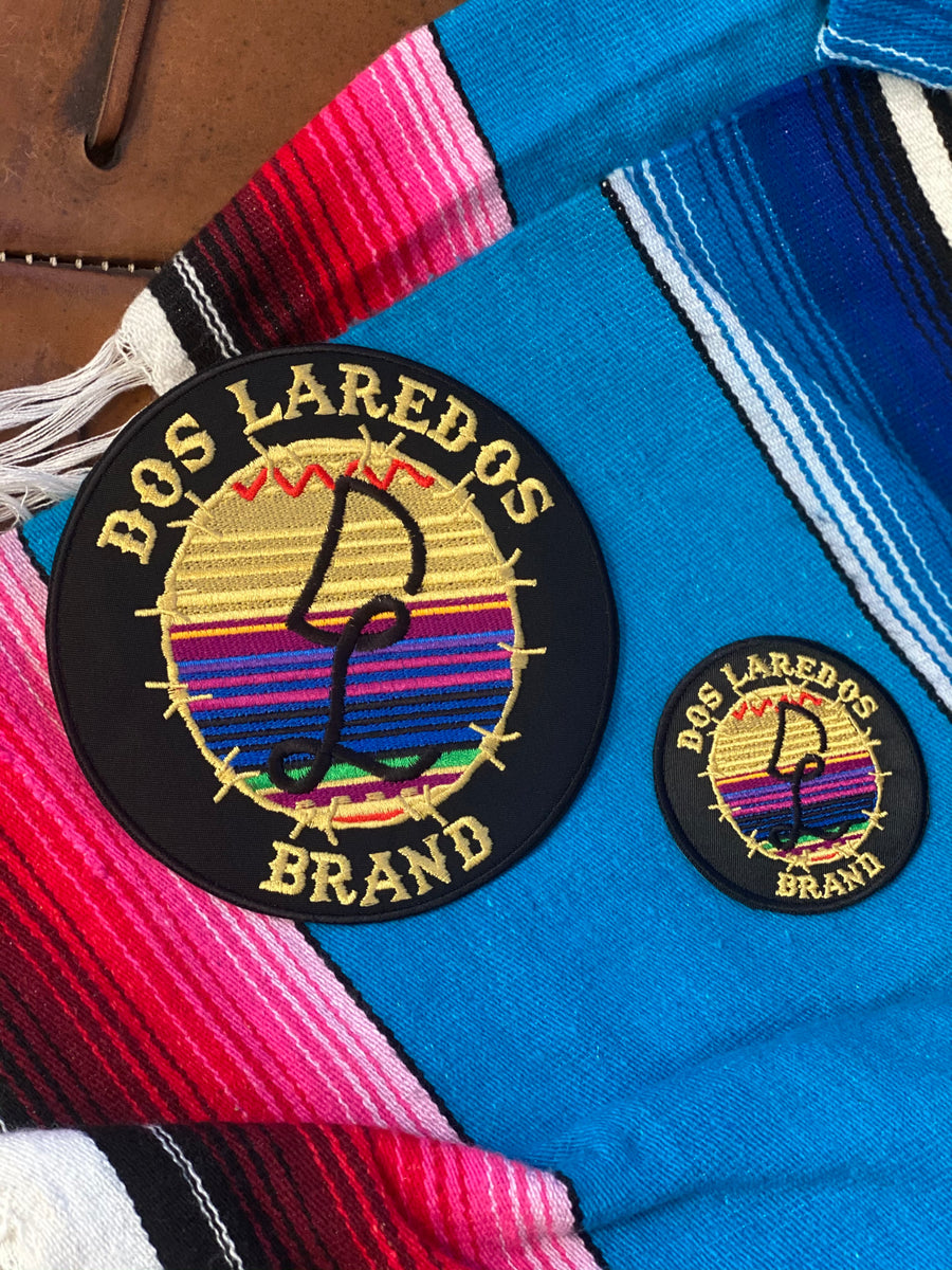 Dos Laredos Brand Embroidered Patches