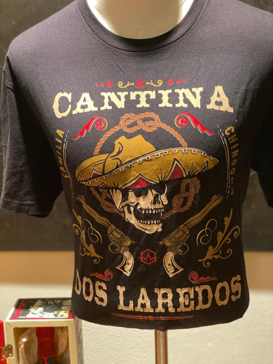 BLACK Short Sleeve Cantina Dos Laredos Tee