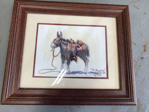 ORIGINAL LORENZO CASTANEDA Framed WATER COLOR Paintings